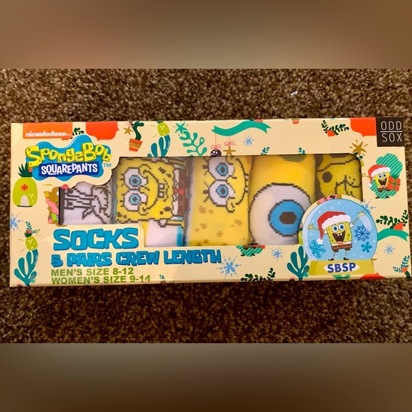 NEW ODD SOX Gift Spongebob Squarepants - Picture 3 of 4